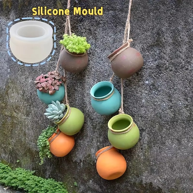 Candle Making Diy - Silicone Flower Pot Molds, Resin Molds,