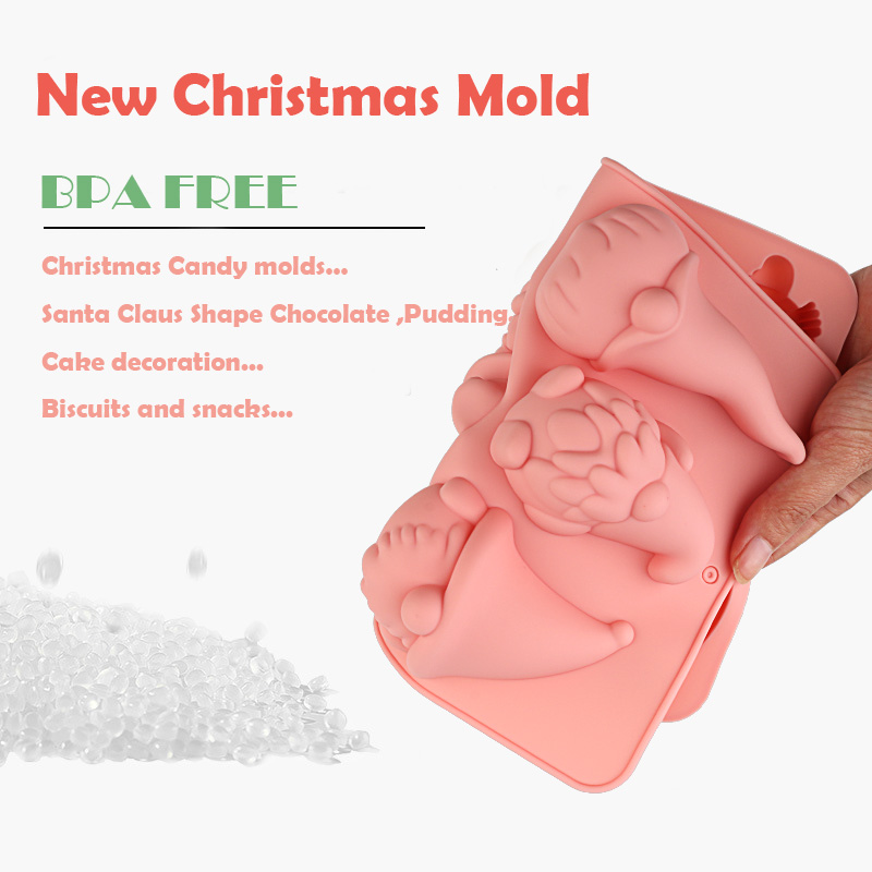6-Cavity Christmas Gnome Cake  - огляд і ціна Candle Making Factory