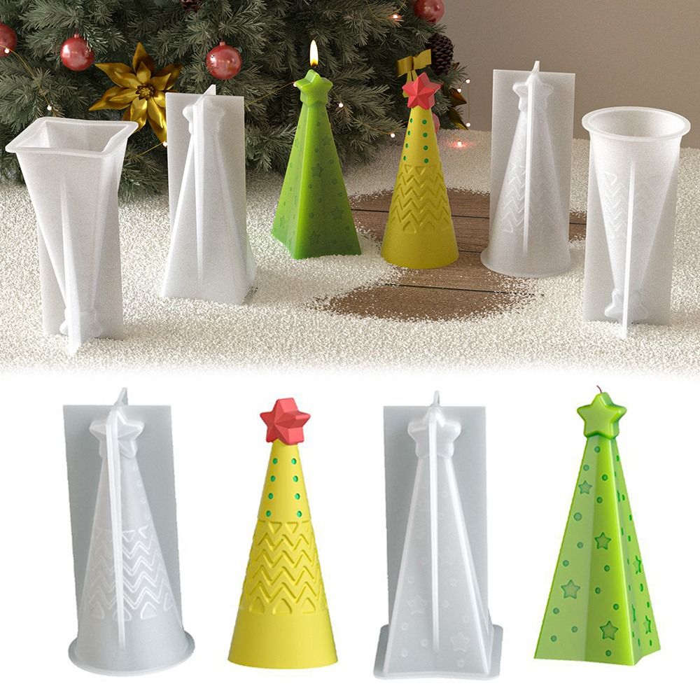 New Silicone Christmas Cone Ca - огляд і ціна Candle Making Kit Xmas