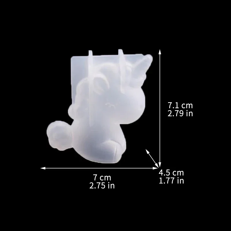 3D Geometric Silicone Unicorn  - огляд і ціна Candle Making Factory