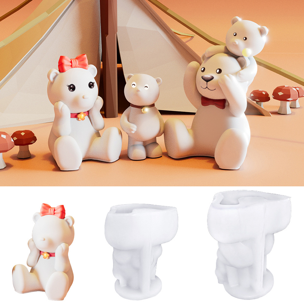 DIY Handmade 3D Bear Candle Si - огляд і ціна Candle Making Diy