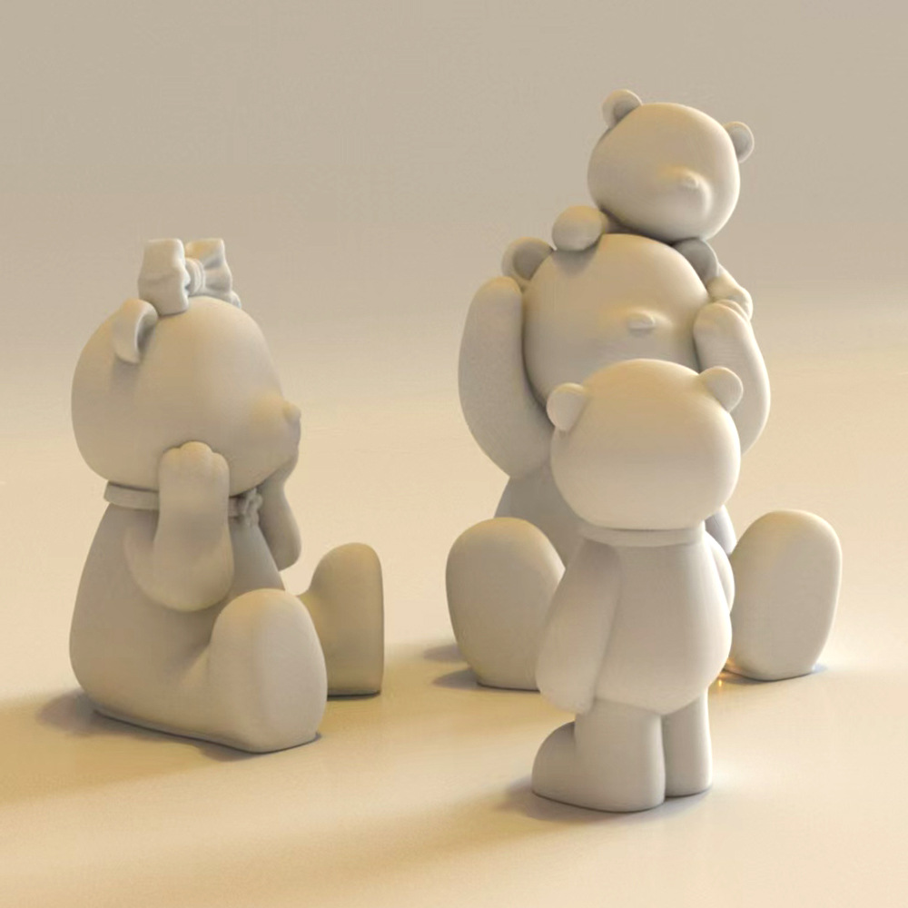 DIY Handmade 3D Bear Candle Si - огляд і ціна Candle Making Diy