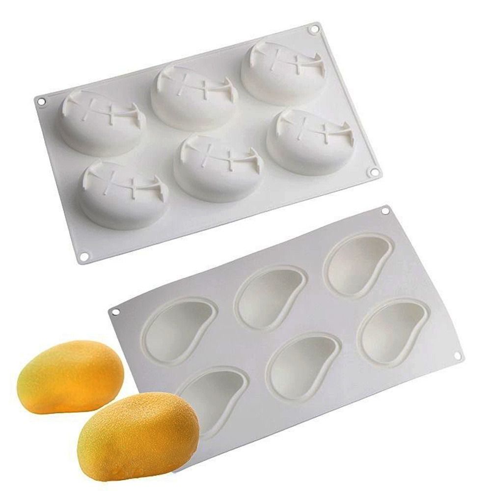 6 Cavity Mango Shaped Cake Mol - огляд і ціна Candle Making Factory