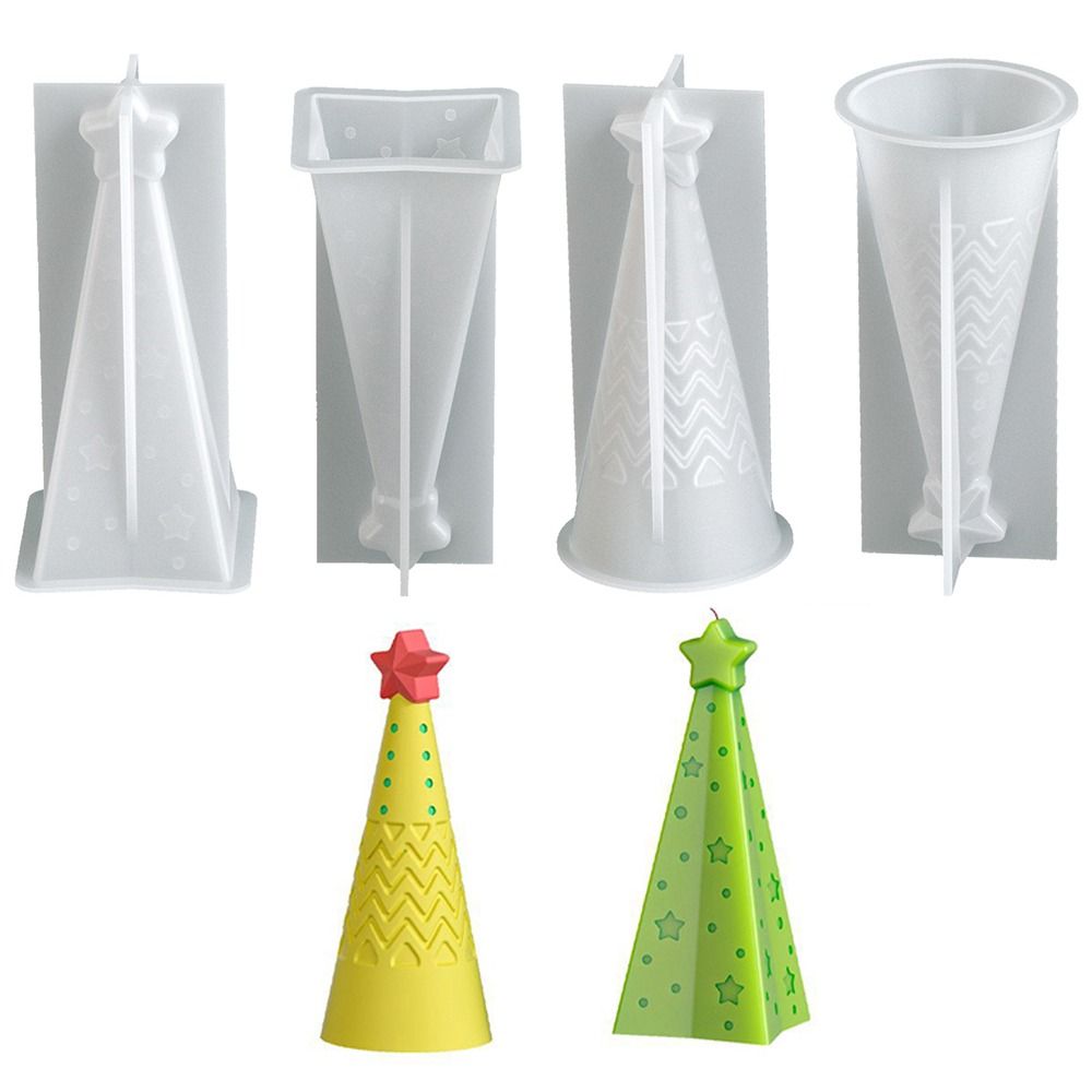 New Silicone Christmas Cone Ca - огляд і ціна Candle Making Kit Xmas