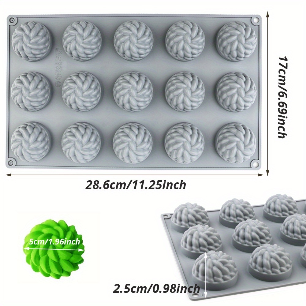 1Pc Cake Mold Santa Ana Floral - огляд і ціна Candle Making Los Angeles