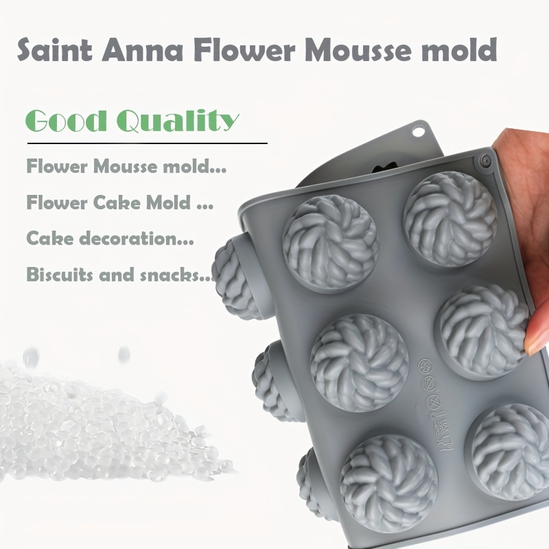 1Pc Cake Mold Santa Ana Floral - огляд і ціна Candle Making Los Angeles