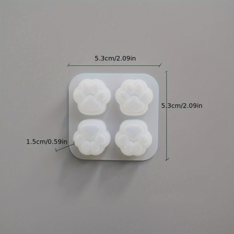1Cat Paw Pattern Silicone Mold - огляд і ціна Candle Making Diy