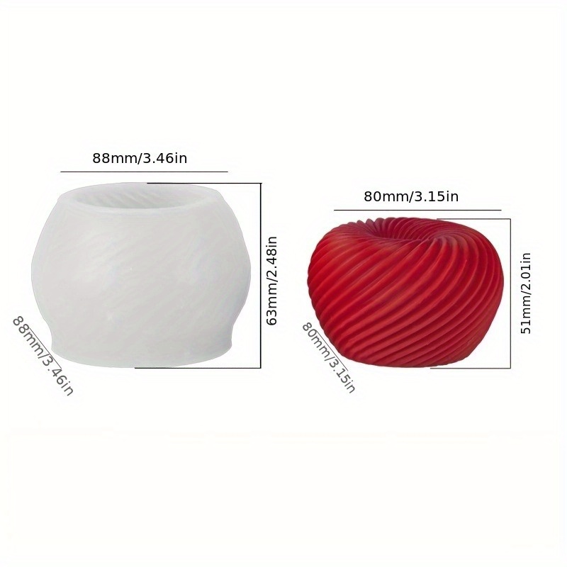 A trendy red apple silicone mo - огляд і ціна Candle Making Factory