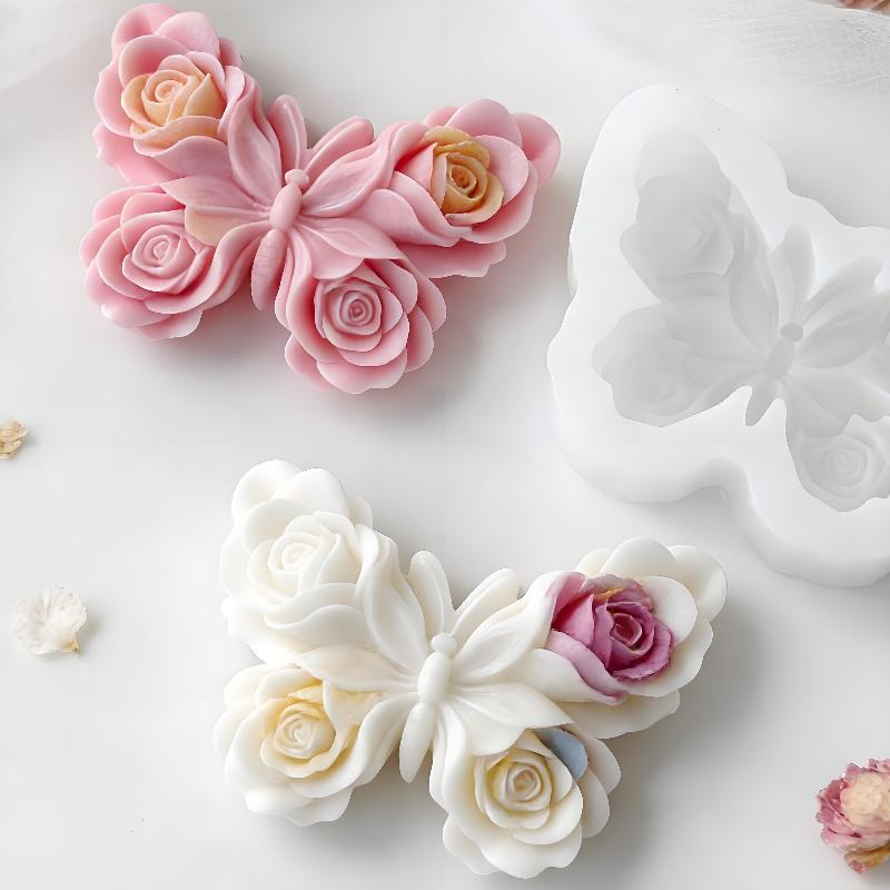 DIY Rose Butterfly Form Silico - огляд і ціна Candle Making Diy