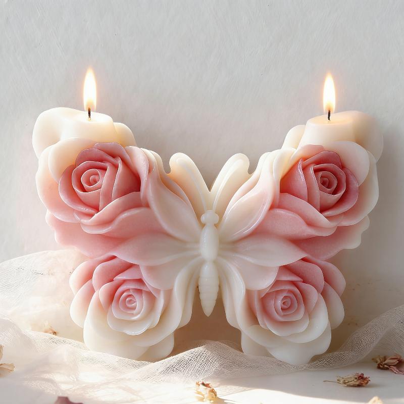 DIY Rose Butterfly Form Silico - огляд і ціна Candle Making Diy