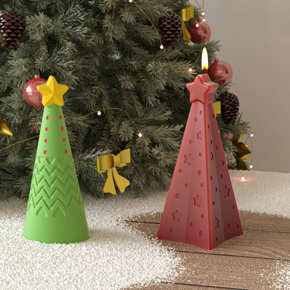 New Silicone Christmas Cone Ca - огляд і ціна Candle Making Kit Xmas