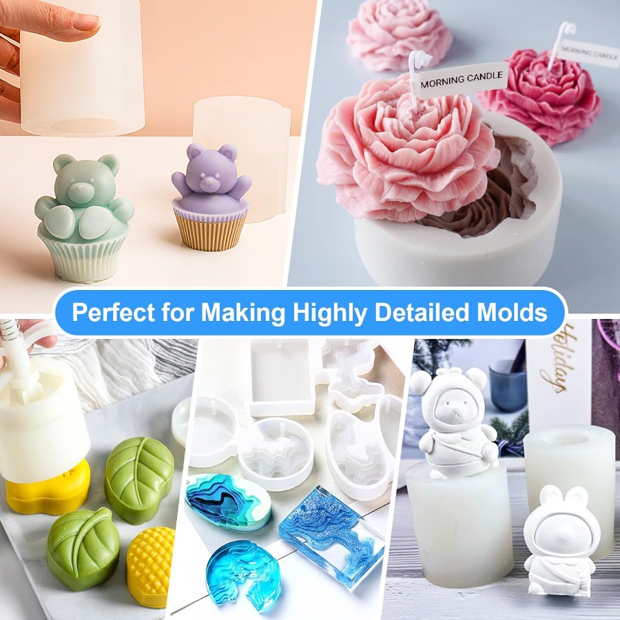 Silicone Mold Making Kit, 38.8 - огляд і ціна Candle Making Factory
